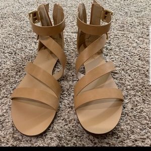 Shoe Dazzle Gladiator Strappy Sandals 9.5
